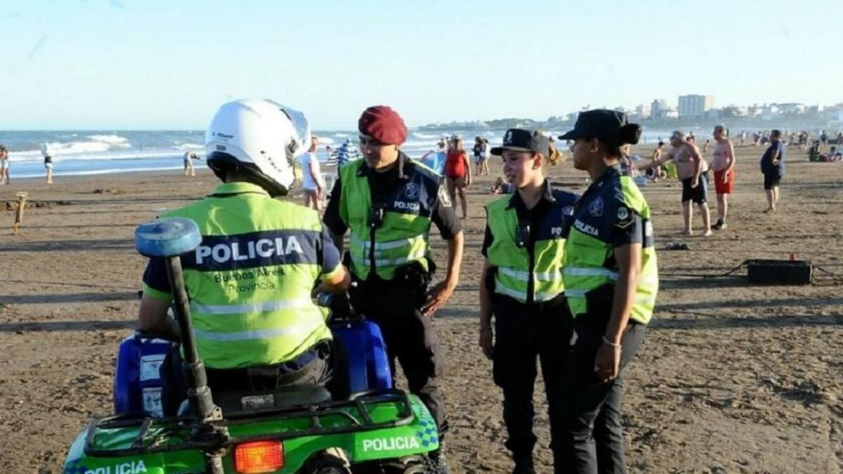 Verano 2022: el Operativo Sol incorporará un 28% más de policías respecto a la temporada anterior. Foto: NA.