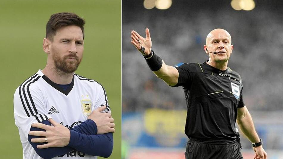 Lionel Messi - Szymon Marciniak - Mundial Rusia 2018