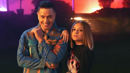 Karol Sevilla y Joey Montana
