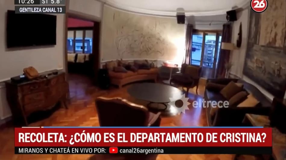 Departamento de Cristina Kirchner - Informe Canal 13