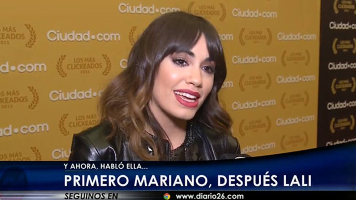 Lali Espósito con Canal 26