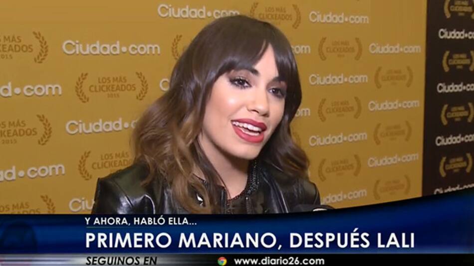 Lali Espósito con Canal 26