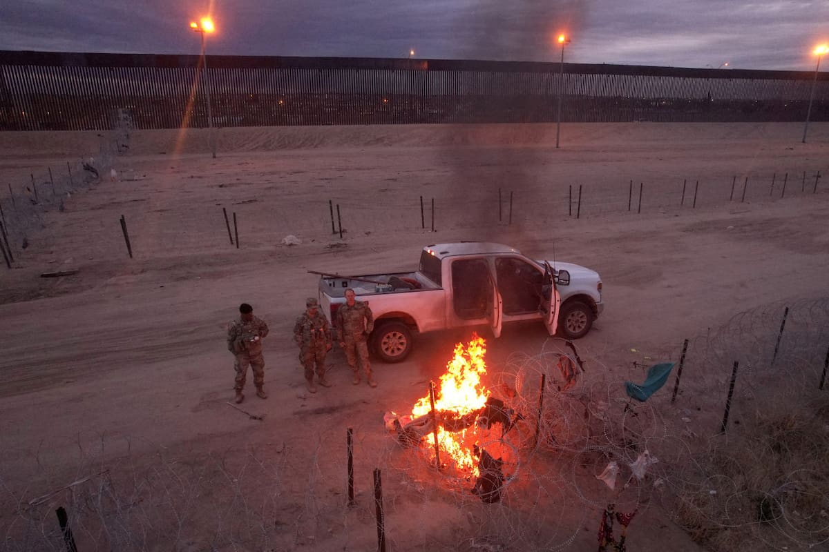 Controles en la frontera entre México y el estado de Texas. Foto: REUTERS.