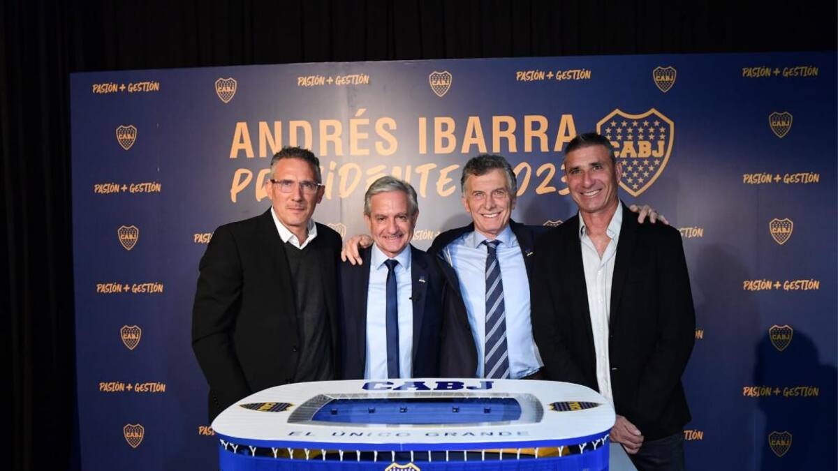 Mauricio Macri en el evento de lanzamiento de la candidatura de Andrés Ibarra. Foto: Twitter (Nicolás Singer).