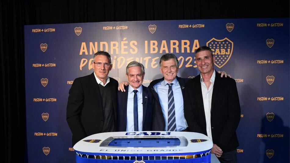 Mauricio Macri en el evento de lanzamiento de la candidatura de Andrés Ibarra. Foto: Twitter (Nicolás Singer).