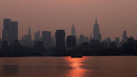 Humo por los incendios forestales. Foto: Reuters.