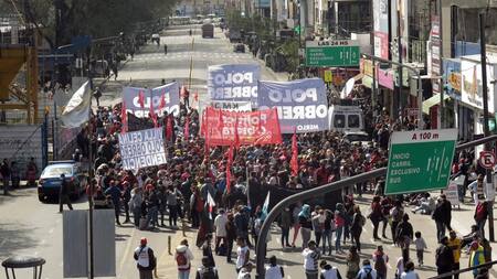 Cortes, organizaciones piqueteras, foto NA