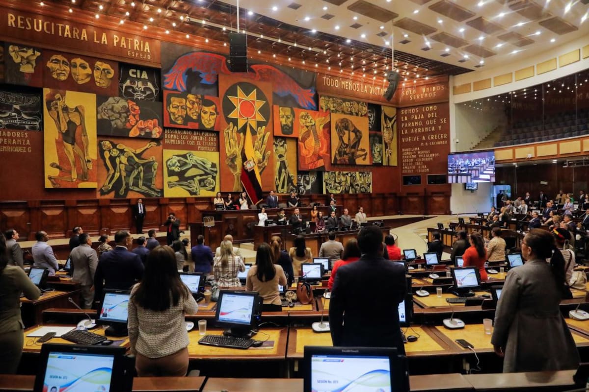 Asamblea Nacional comienza juicio político contra Guillermo Lasso. Foto: Reuters.