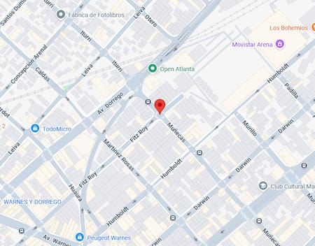 La esquina de Fitz Roy y Muñecas, donde un policía disparó 14 veces.