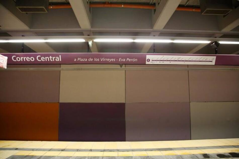 Nueva estación Correo Central de la línea E de subtes