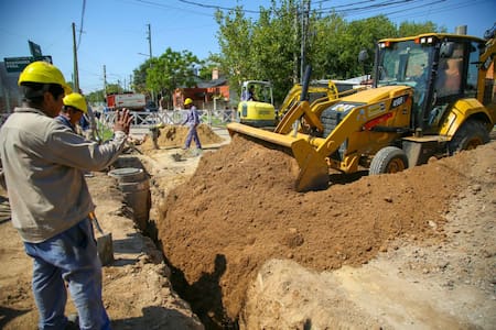 Malena Galmarini, obras Aysa.