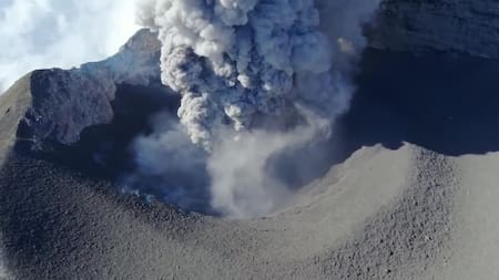 Volcán Popocatépetl. Foto: Reuters.