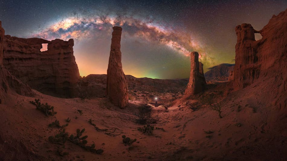 Cafayate, un lugar único de Salta. Foto X @globalplayok.