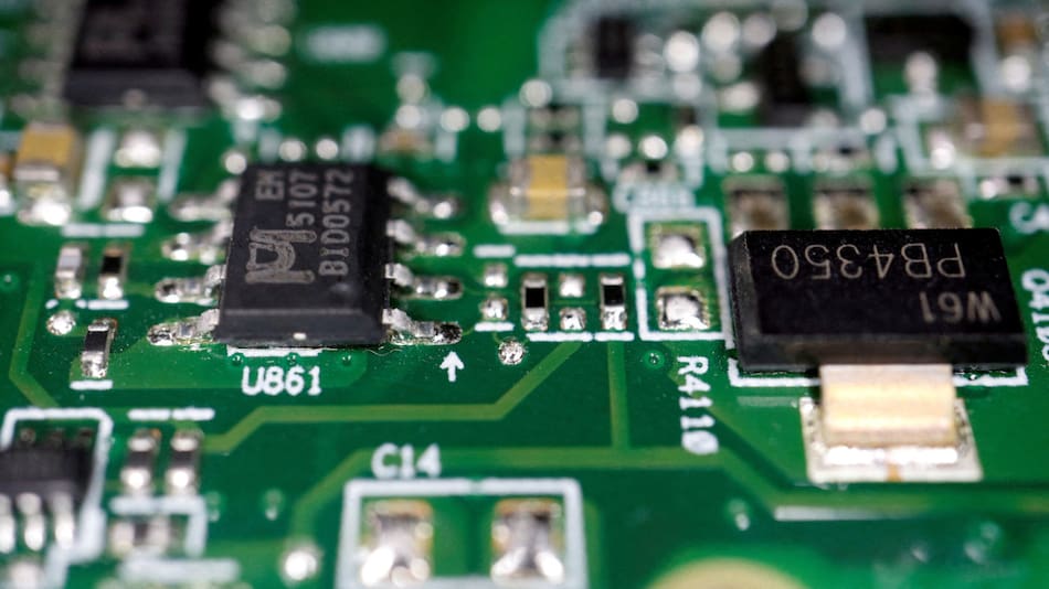 Chips electrónicos. Foto: Reuters.