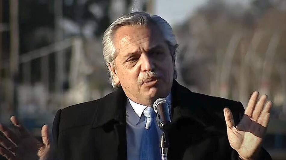 Alberto Fernández, presidente de Argentina, conferencia, NA