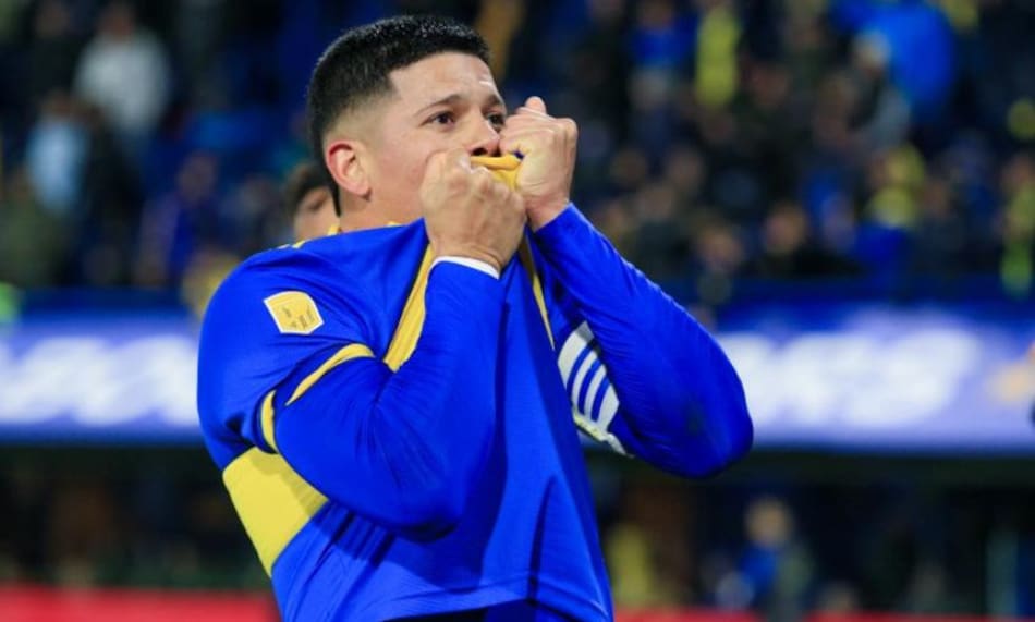 Marcos Rojo en Boca. Foto: NA.