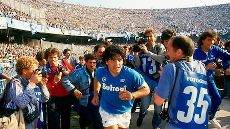 El último viaje de Diego Armando Maradona a Nápoles.