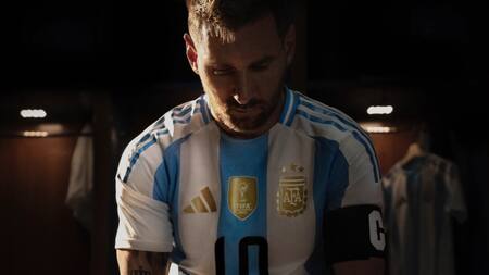 Lionel Messi, Selección Argentina. Foto: X @adidasfootball