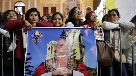 El papa León XIV y su reconocimiento en Perú. Foto: Reuters.