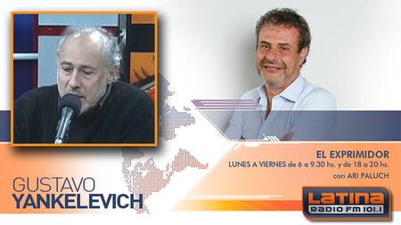 Gustavo Yankelevich habal de Romina Yan en Radio Latina - Canal 26