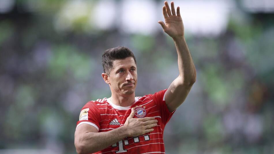 Robert Lewandowski, futbolista. Foto: AFP.