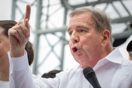 Edmundo González Urrutia, abanderado de la mayor coalición opositora de Venezuela. Foto: EFE.