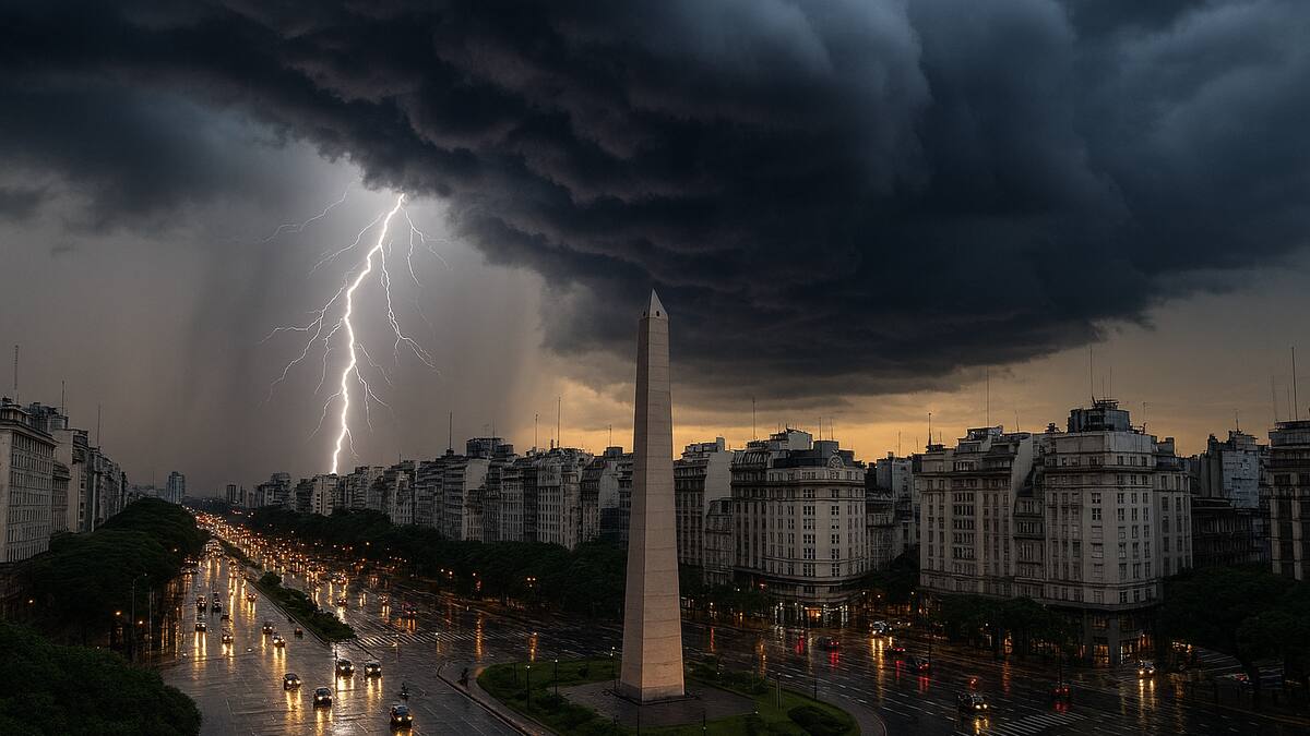 Tormentas fuertes y temperaturas extremas en CABA, el AMBA y el interior del país.