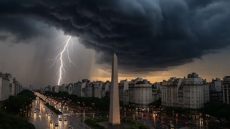 Cambio repentino en el clima: cuándo llegarán las tormentas fuertes que romperán la estabilidad atmosférica en CABA y el AMBA