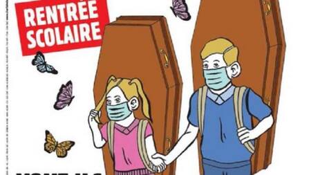Portada de Charlie Hebdo sobre vuelta a clases en Francia, coronavirus, pandemia