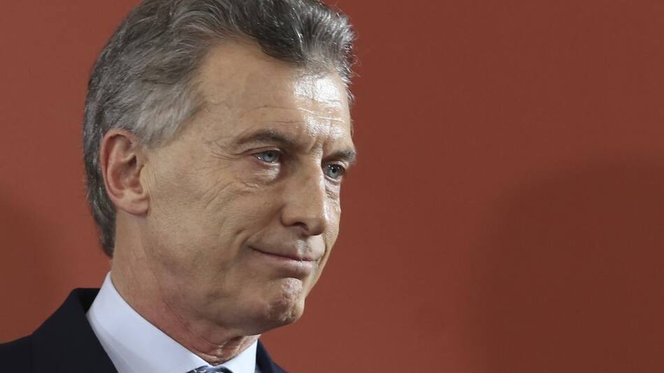 Mauricio Macri conferencia de prensa en Casa Rosada - NA