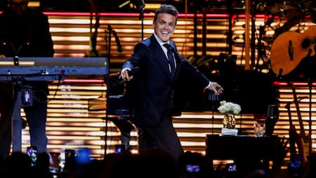 Luis Miguel en Argentina. Foto: Reuters.