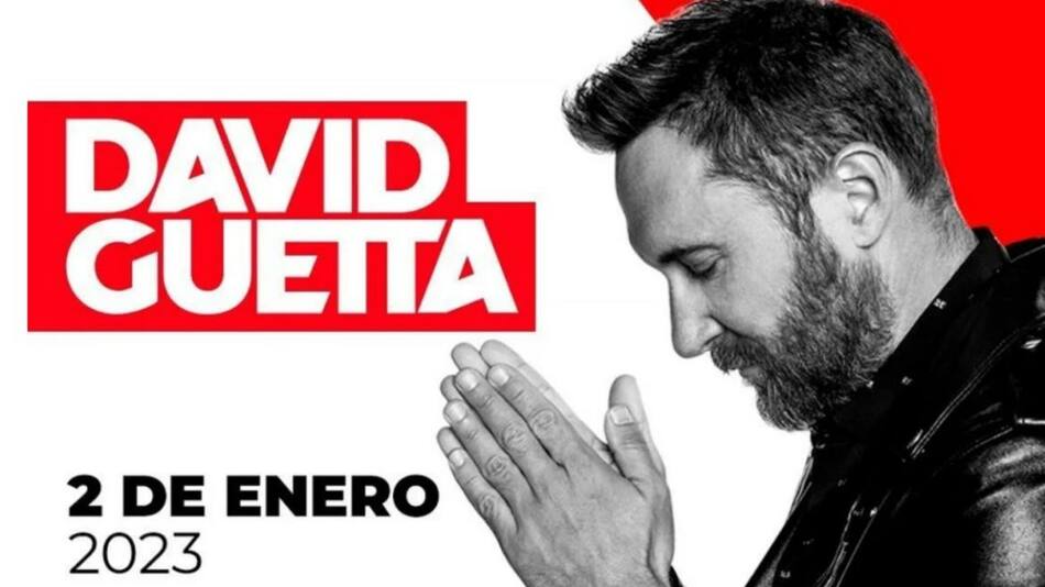 David Guetta se presenta en Uruguay. Foto: NA.