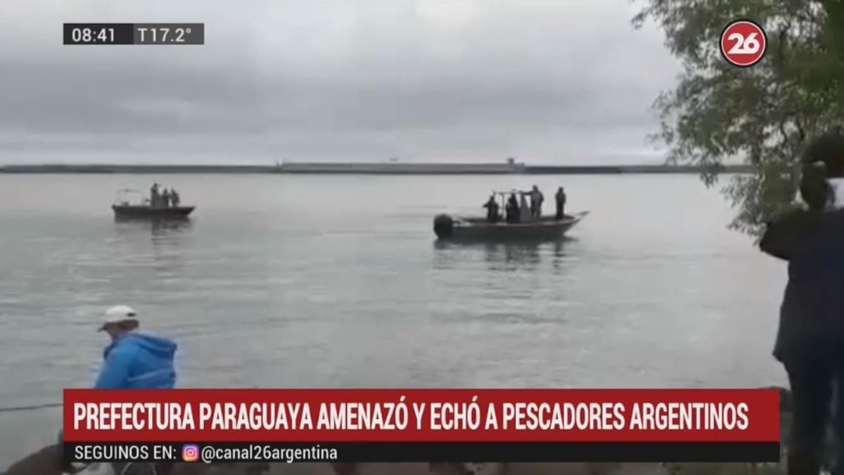 Amenaza de Prefectos paraguayos a pescadores argentinos: intervendría Cancillería, Canal 26