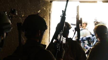 Soldados israelíes en la Franja de Gaza; guerra Israel-Hamás: Foto: X @idfonline