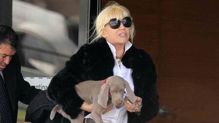 Susana Giménez en Uruguay, perra Rita