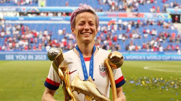 Megan Rapinoe, la gran figura del Mundial Femenino elegida mejor jugadora y Bota de Oro