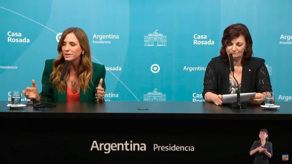 Anuncio Bono de fin de año . Télam.