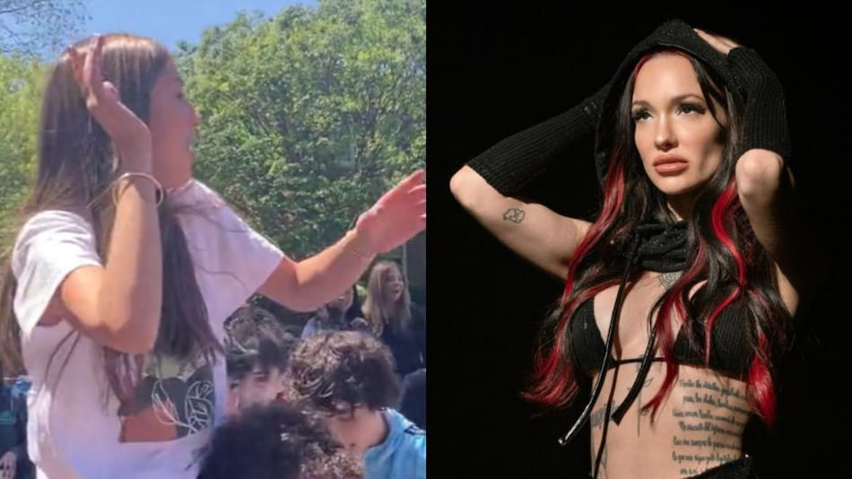 La Joaqui sonó en Estados Unidos. Fotos: captura - prensa.