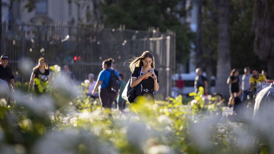 Ola de calor en Buenos Aires. Foto: NA / Damián Dopacio.