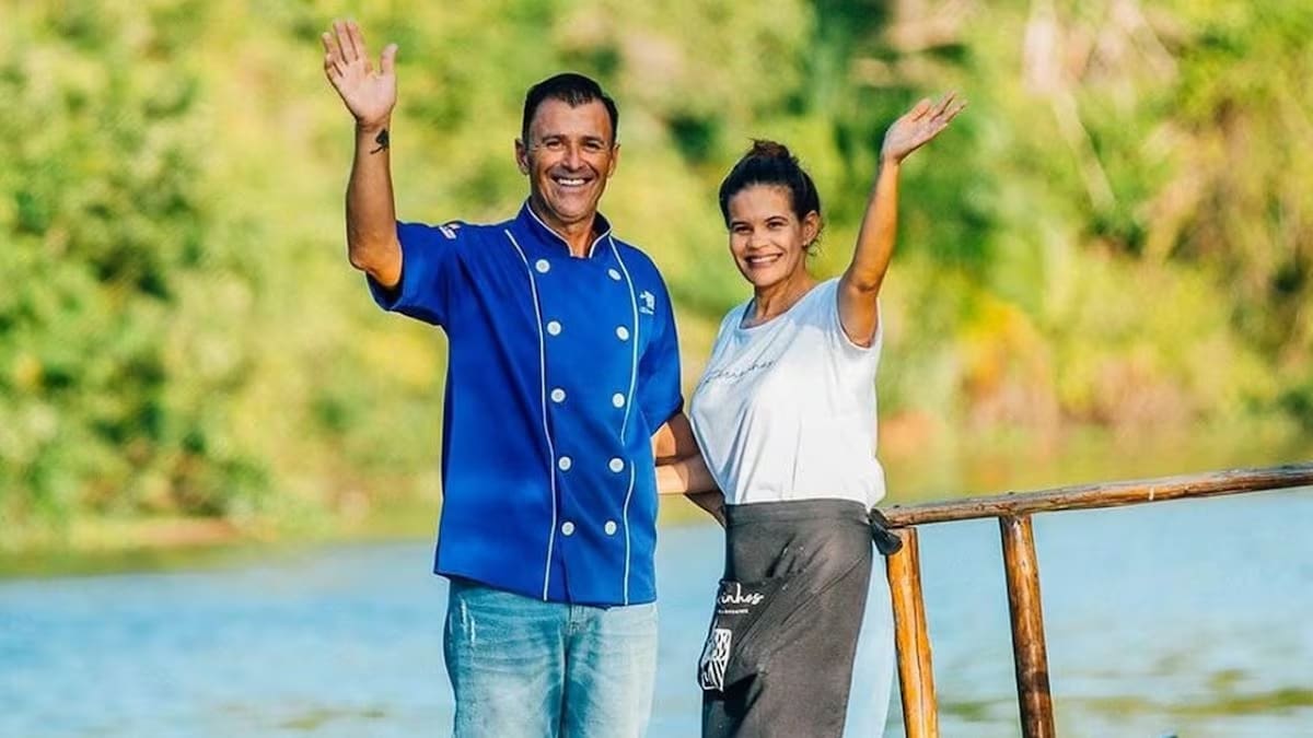 David Peregrina y Érika da Silva Santos. Foto: Instagram @ilhadosribeirinhos