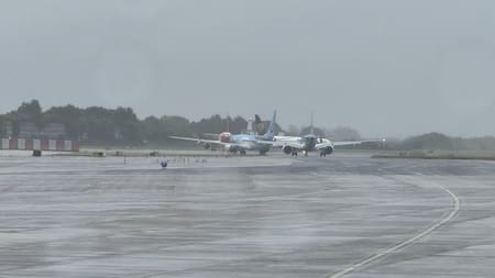 El supuesto avistamiento OVNI en el Aeropuerto de Manchester. Foto: X / @PNWMPA