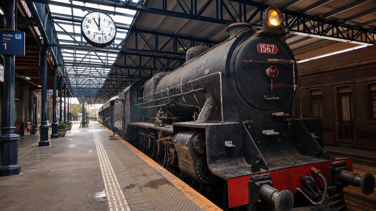 A metros de Retiro, la cápsula del tiempo que explica cómo el tren construyó la Argentina