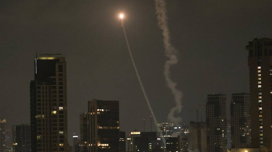 Nuevo bombardeo de Irán sobre Israel. Foto: EFE.
