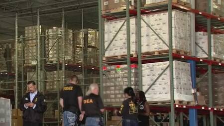 Allanamiento de DEA. Foto: Fox