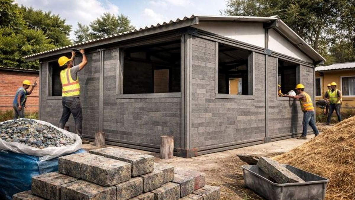 La innovación de las casas con plástico reciclado que se construyen en 5 días y cuestan menos de 7.000 dólares.