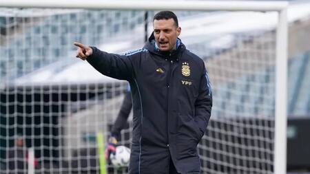Lionel Scaloni, entrenador de la Selección Argentina. Foto: NA.