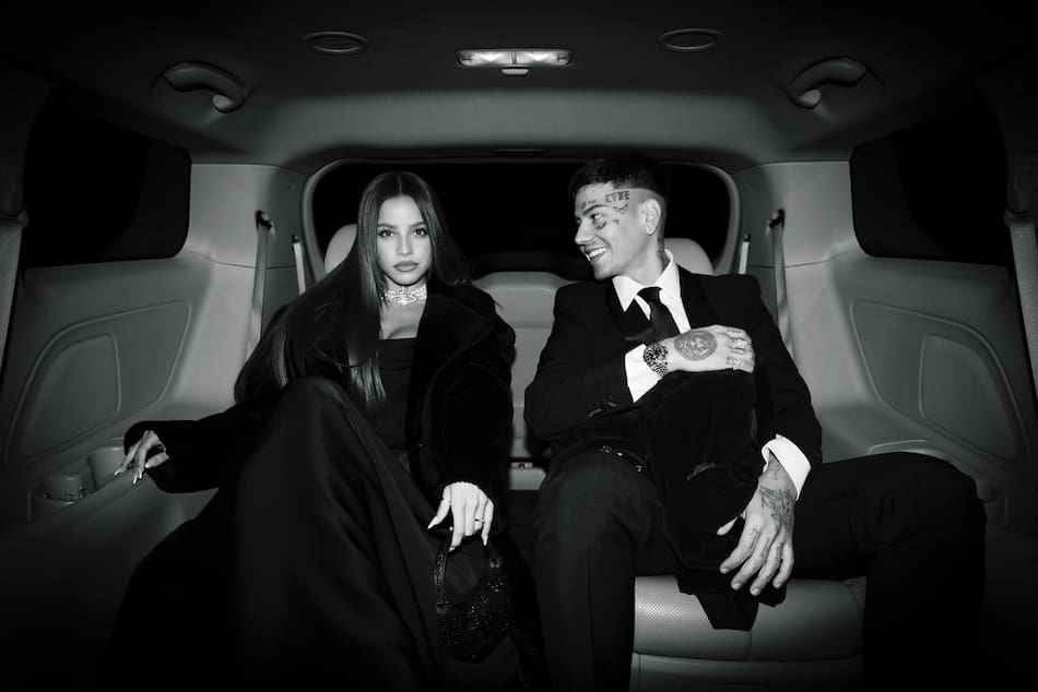 Los looks de Emilia Mernes y Duki. Foto: Instagram.