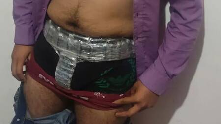 Cocaína encontrada en un micro de Salta. Foto: Gendarmería.