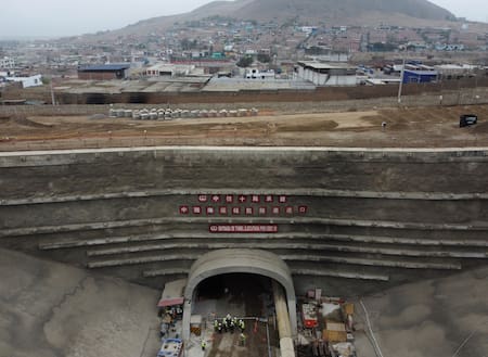 Construcción del megapuerto de Chancay, en Perú. Foto: Reuters.