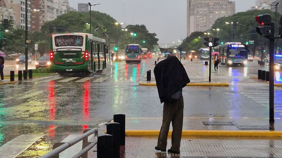 Lluvias en el AMBA.